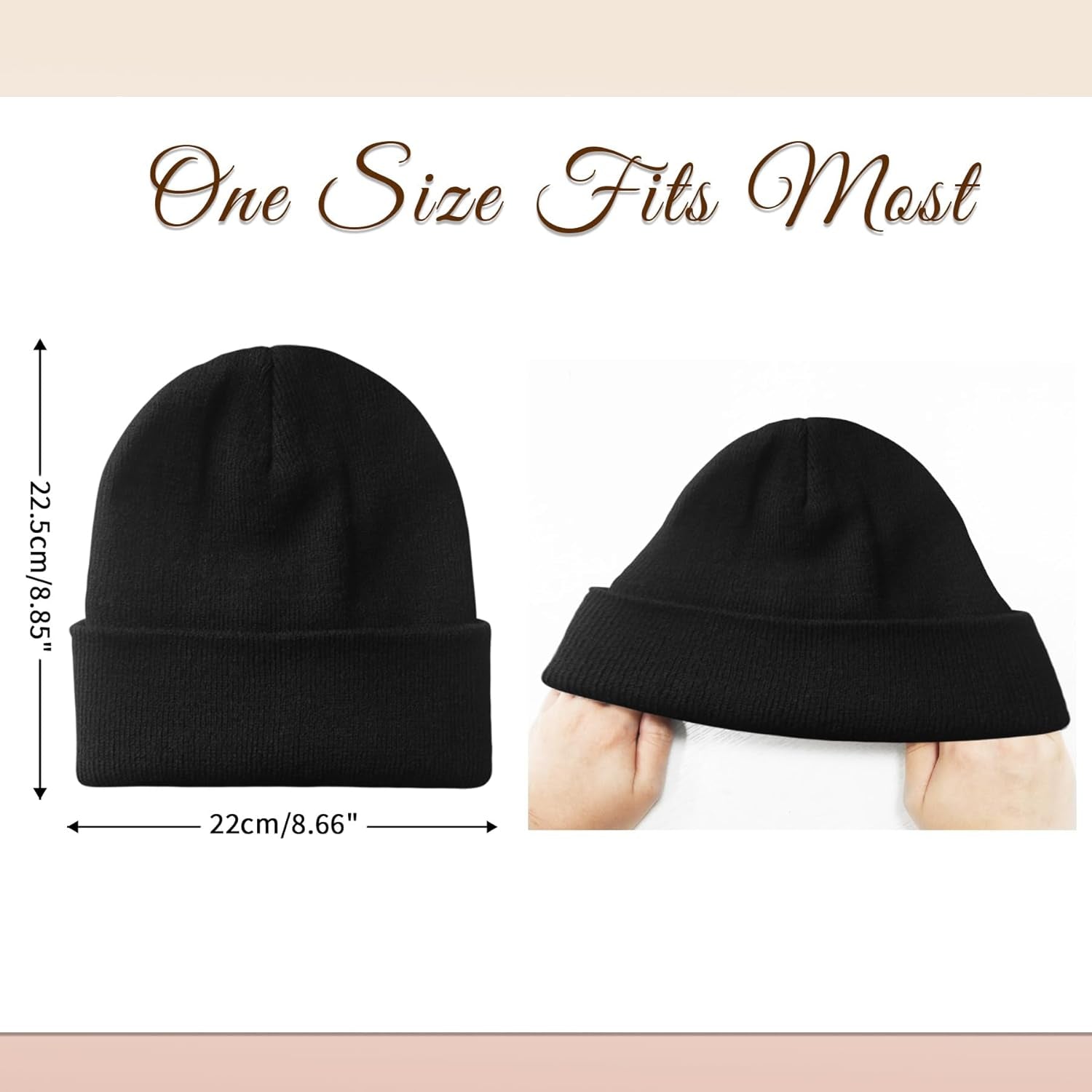 Unisex Beanie Hats for Men Women Winter Knit Beanies